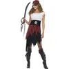 Image de Smiffys Costume de jeune fille pirate, avec robe et bandeau Halloween