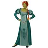 Image de Smiffys Costume Shrek Fiona, Vert, avec robe, perruque et bandeau Halloween