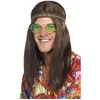 Image de Smiffys Kit Homme Hippie, avec Bandeau, Lunettes et Collier Halloween