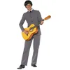 Image de Smiffys Costume icône des Fab Four, gris, avec veste et pantalon Halloween