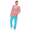 Image de Smiffys Déguisement Où est Charlie ?, Rouge et blanc, avec veste, pantalon et cravate