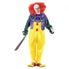 Image de Smiffys Costume clown horreur classique, Multicolore, avec combinaison-pantalon & masque Halloween