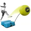 Image de Swingball 2-en-1 Réflexe Tennis & Football   Jeu Extérieur avec Base Stable à Remplir   Ballon Football Élastique et Raquette Tennis   Dès 6 Ans   Compact et Facile à Installer