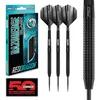 Image de RED DRAGON Razor Edge Black 26g Fléchettes en tungstène avec ailettes et tiges