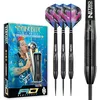 Image de RED DRAGON Peter Wright Snakebite 3: 22g Fléchettes Pointes Acier avec Ailettes et Tiges de Flechettes