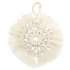 Image de Trimits Kit de décoration en macramé à faire soi-même, couronne festive couleur crème