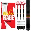 Image de WINMAU Outrage 22g Fléchettes en Laiton avec Vols Prism et Arbres (Tiges)