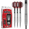 Image de WINMAU Maverick 25 Gramme Professionnelle Pointe d’Acier Tungstène Fléchettes avec Vols et Tiges (Arbres)