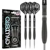Image de WINMAU Fléchettes Callisto 25g - 90% Professionnelle Tungstène Pointe en Acier Fléchettes Ensemble avec des ailettes et des tiges de fléchettes