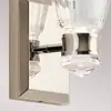 Image de Quintiesse Applique murale LED Kayva, IP44, à 1 lampe, nickel poli