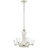 Image de Elstead Kichler Kayva Plafonnier LED à plusieurs bras en nickel poli IP44 3000 K