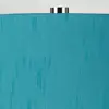 Image de Elstead Lampe de table textile Isla nickel poli/turquoise