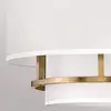 Image de HINKLEY Suspension Graham Duo Mount 3 lampes à Ø 40,6cm, laiton