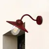 Image de Elstead Applique d'extérieur Klampenborg, rouge, lanterne, acier inoxydable, IP44