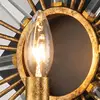 Image de Elstead Applique murale Sun King, feuille d'or