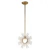 Image de Elstead Sun King Plafonnier suspendu, feuille d'or