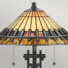 Image de QUOIZEL Lampe à poser Chastain avec abat-jour Tiffany