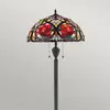 Image de QUOIZEL Lampadaire Larissa abat-jour au design Tiffany