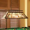 Image de QUOIZEL Suspension en verre multicolore Inglenook