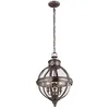 Image de Feiss Elstead Lustre Adams 3x60W - Argent foncé - Boutica-Design - feadams3panl