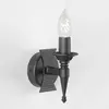 Image de Elstead Applique médiévale à 1 lampe SAXON noire