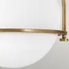 Image de Quintiesse Plafonnier Somerset, à une lampe, laiton