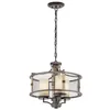 Image de Lustre Ahrendale 3x100W - Argent foncé - Boutica-Design - klahrendale3