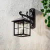 Image de Elstead Applique d'extérieur Winchester BL19, noir/transparent, IP43, verre