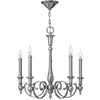 Image de Suspension Silver ovale 4x100W - Argent - Boutica-Design - klsilcoralisle