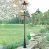 Image de Elstead Borne lumineuse Wilmslow noire à 1 lampe, 82,5 cm