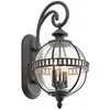 Image de Kichler Applique Halleron, bronze et verre, 2 ampoules