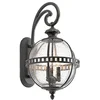 Image de Kichler Applique Halleron, bronze et verre, 3 ampoules