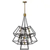 Image de Suspension Fulton, bronze, 7 éclairages