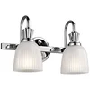 Image de Applique Cora, chrome poli, verre, 2 LED