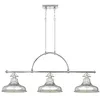 Image de Quoizel QZ/EMERY3P IS Suspension Pour Îlot 3 Ampoules Argenté 33 x 135,9 x 55,9 cm