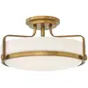 Image de HINKLEY Plafonnier Harper, Ø 36,6cm, laiton ancien