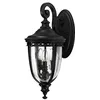 Image de English Bridle 3lt Medium Wall Lantern Black