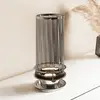 Image de Quintiesse Lampe de table Arno, verre fumé/nickel poli