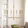 Image de FEISS Lustre Brianna à neuf lampes laiton bruni