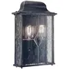 Image de Elstead Applique murale Wexford WX7, noir-argent/transparent, IP23