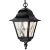 Image de Elstead Suspension d'extérieur Norfolk NR9, noir/transparent, IP43
