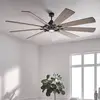 Image de KICHLER Ventilateur de plafond LED Gentry 85 noyer foncé/blanc