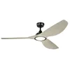 Image de Elstead Imari Ventilateur de plafond 165 cm avec lumière LED à intensité variable 3000 K, noir satiné, télécommande