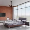 Image de KICHLER Ventilateur de plafond LED Jade, bronze, silencieux, Ø 152 cm, 60 W