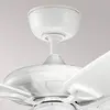 Image de KICHLER Ventilateur de plafond Kevlar 60 IP44, blanc, Ø 152 cm