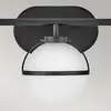 Image de HINKLEY Applique salle de bain Hollis noire/opale 3 lampes