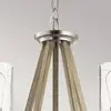 Image de KICHLER Suspension Deryn, 5 lampes, gris antique
