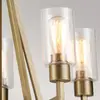 Image de KICHLER Suspension Deryn, à 5 lampes, laiton