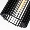 Image de Quintiesse Suspension Linara, noire/laiton, à une lampe