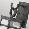 Image de Quintiesse Applique d'extérieur Porter, noir, hauteur 47,4 cm